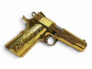 BRAND NEW Springfield 1911 Pistol - 45 Auto - Gold Plated by Seattle Engraving Center - No Mag Included - Selling on Consignment 4% Credit/Debit Fee Applies