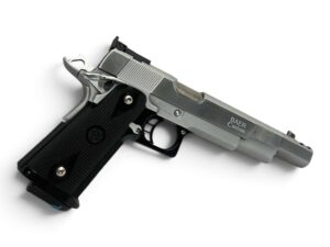 USED Less than 20 Rounds - Custom 1911 Pistol with Tripp Research Frame / Grip and Les Baer Custom Slide - 45 Auto - With 2 Port Compensator - Comes with (2) Magazines - Selling on Consignment 4% Credit/Debit Fee Applies