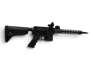 NEW APPEARS FACTORY TEST FIRED ONLY Taran Tactical TR-9 - 9mm Pistol Caliber Carbine AR-9 Rifle - 13" Barrel with 3" Pinned Muzzle Brake 16" Total - Includes Sig Romeo3 XL Sight, Green Laser and (3) Glock Magazines and (3) Mag Holders - Selling on Consignment 4% Credit/Debit Fee Applies